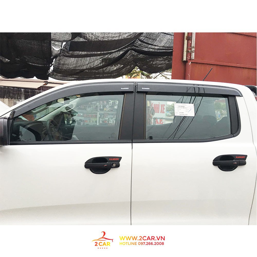 Ốp Hõm Cửa Xe Ford Ranger 2016-2020 nhựa đen