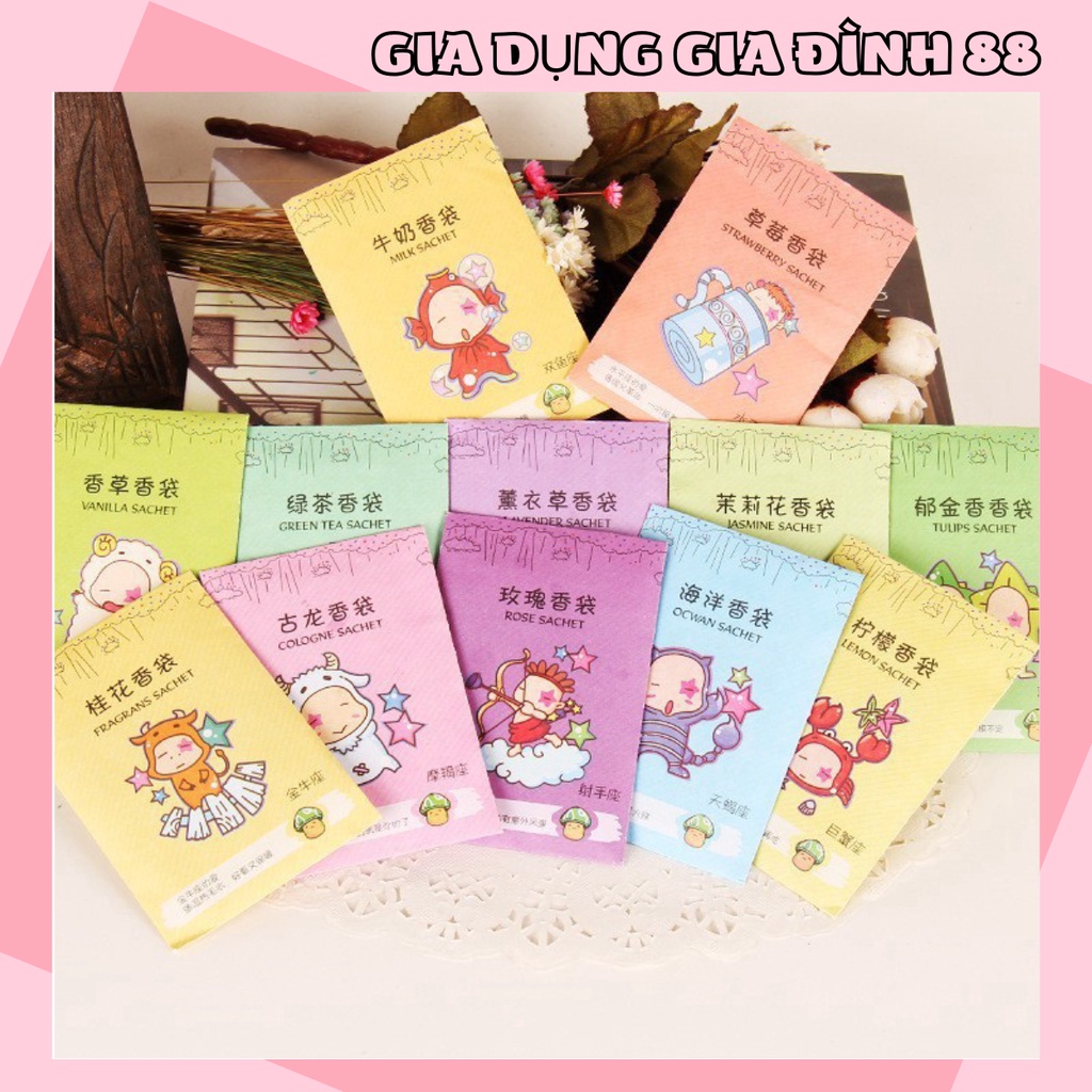 Túi Thơm Mini 12 Cung Hoàng Đạo Chống Mốc Để Tủ Quần Áo 88060 Shop Gia Dụng Gia Đình