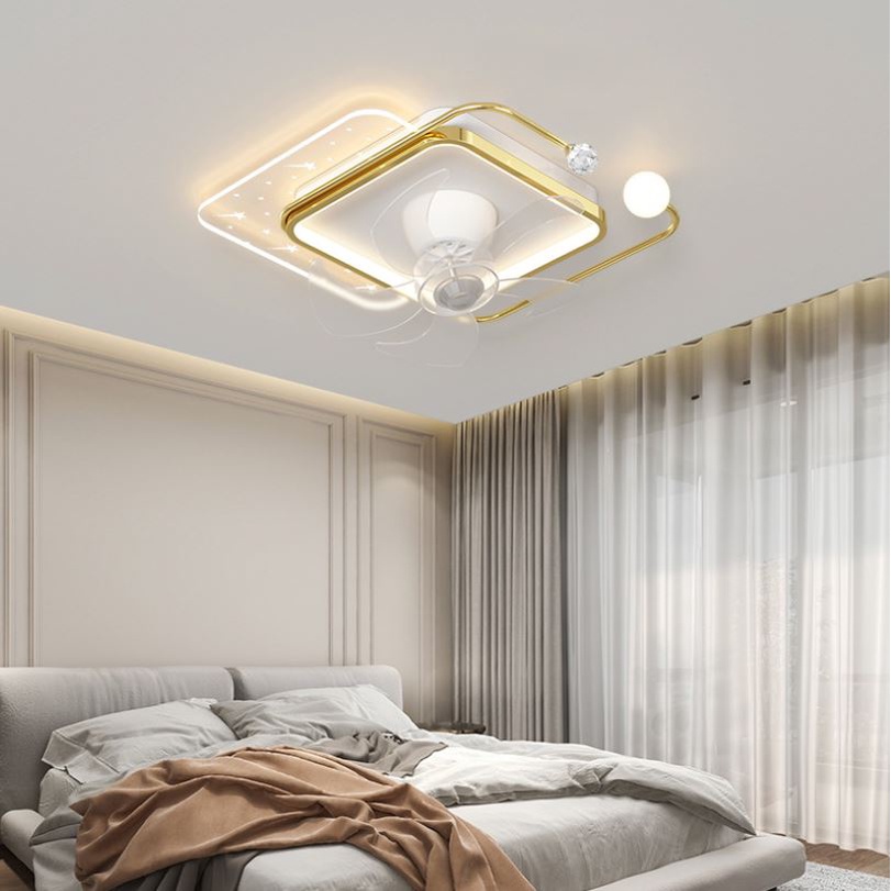 Đèn quạt ốp trần MONSKY NAVISE cánh hiện đại với 3 chế độ ánh sáng trang trí nội thất hiện đại [ ẢNH VIDEO THẬT 100%].
