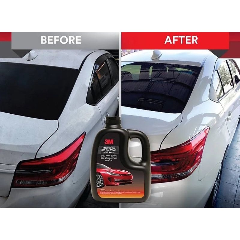 Xà bông rửa xe đậm đặc kết hợp tăng cường độ bóng sơn 2in1 1 lít