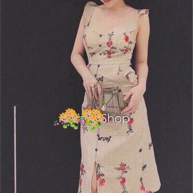 Váy maxi body tay hến/ hàng xuất dư tag chuẩn/ bao giá thị trường