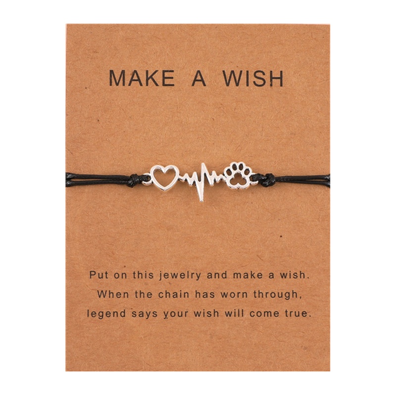 Vòng Tay Mặt Hình Dấu Chân Chó Cho Bạn Bè