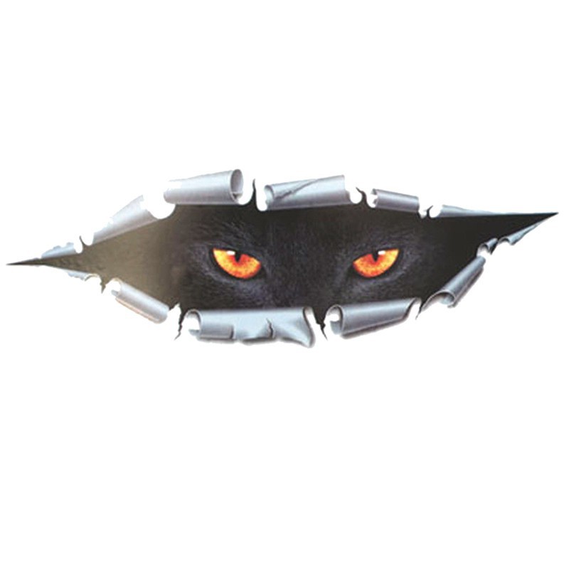 Nhãn dán trang trí xe hơi hình đôi mắt quái vật ngộ nghĩnh