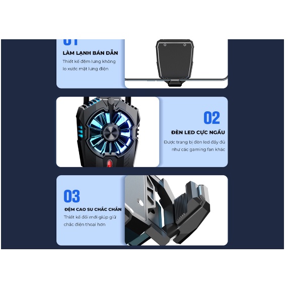 [sò lạnh] tản nhiệt điện thoại nhanh chơi game X20 - Nâng cao tuổi thọ pin-tăng tốc độ game