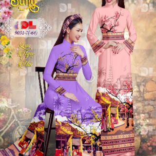 Vải áo dài tết