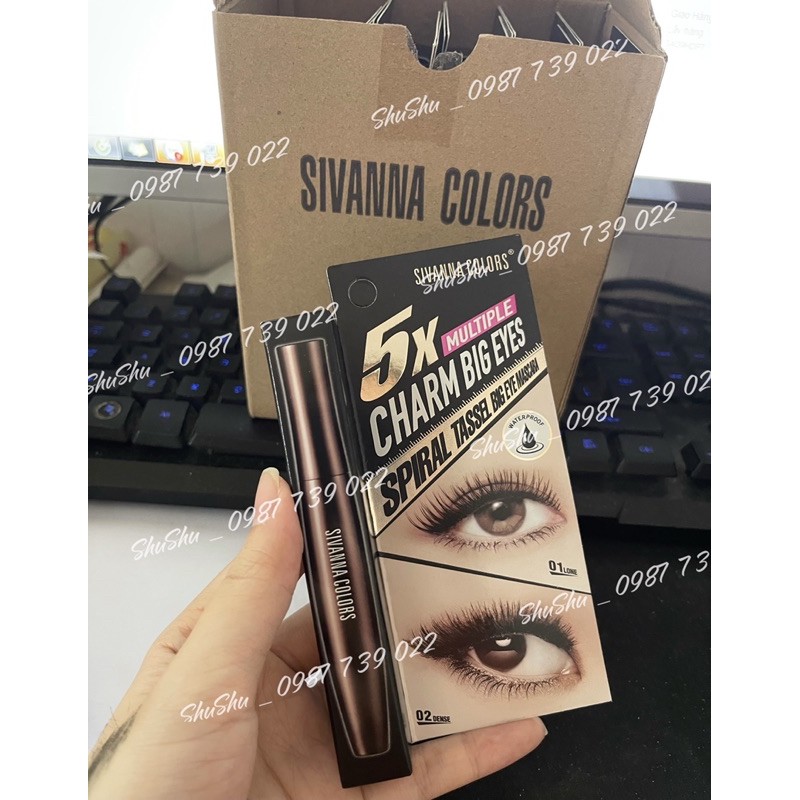 [ HCM SỈ ] Mascara SIVANNA COLORS Spiral Tassel Big Eye