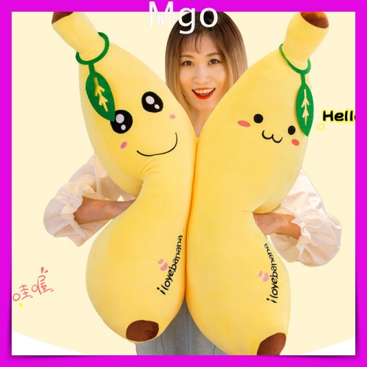 [Siêu ưu đãi] Quả Chuối Nhồi Bông Mềm cao cấp - Gối Ôm Chuối Bông Gấu Bông Qùa Tặng