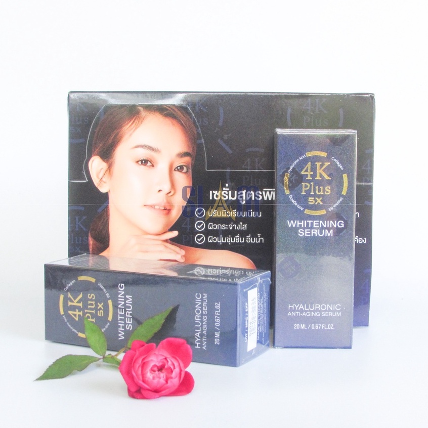 Serum dưỡng trắng da 4k Plus Thái Lan