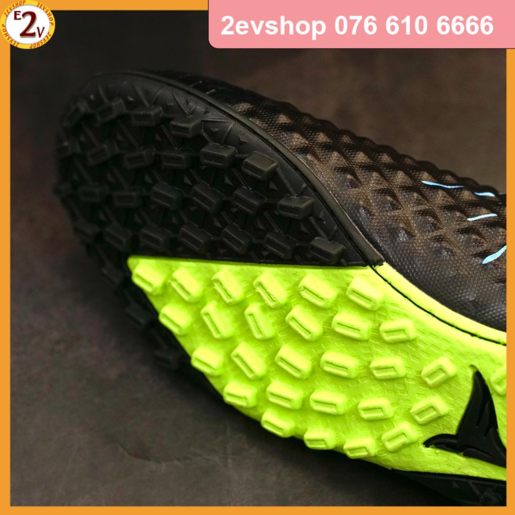 Giày đá bóng thể thao nam Mira Lux 20 Đen dẻo nhẹ, giày đá banh cỏ nhân tạo chất lượng - 2EV