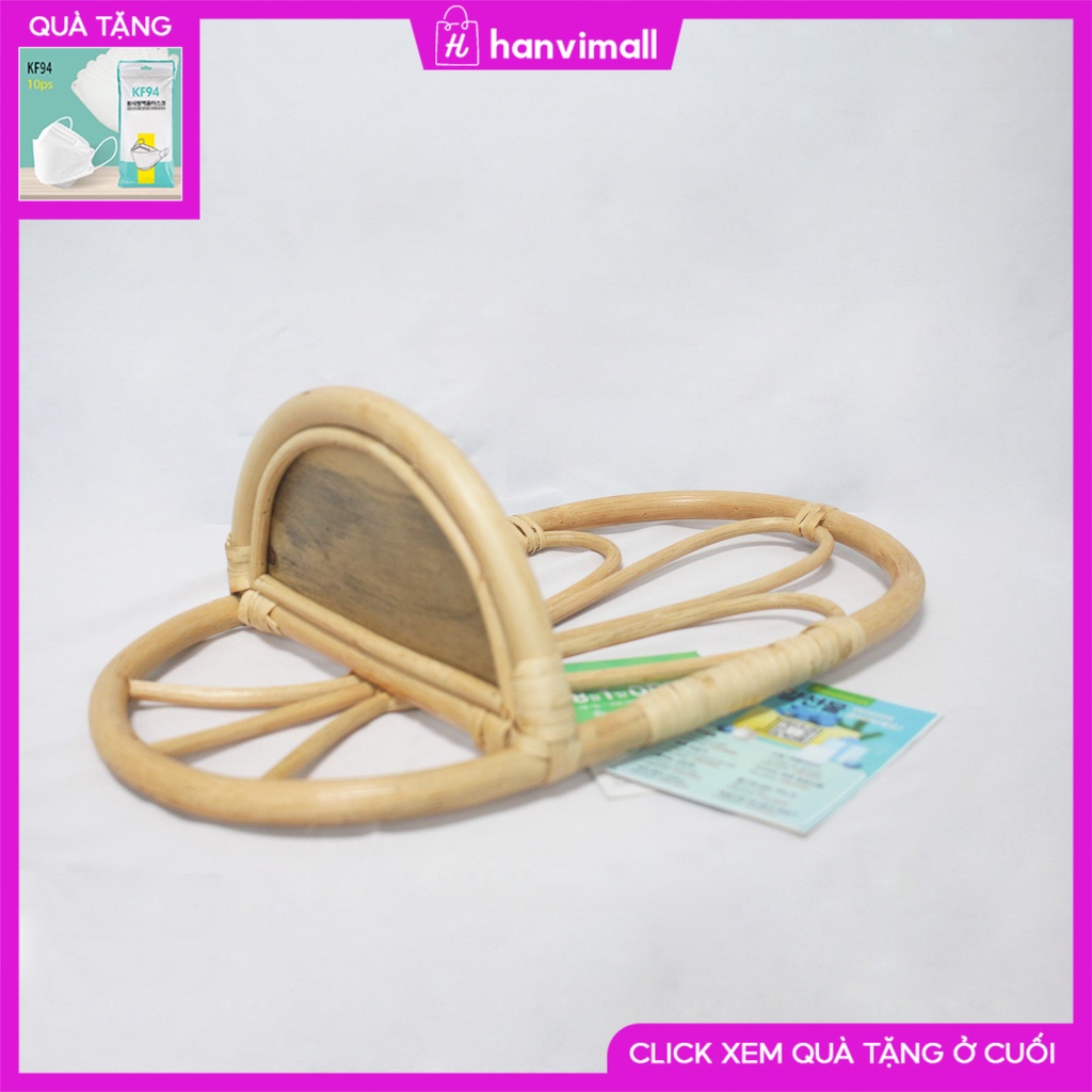 Kệ mây tre đan thủ công trang trí treo tường Kệ mây xuất khẩu