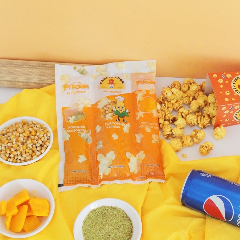 Set Ngô nổ Proper DIY All in One 3in1 200g / Bắp rang 3 trong 1