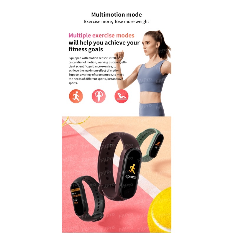Đồng Hồ Thông Minh M7/M6 Bluetooth 5.0 PK M6 M5 M4 Y68 T500 Cho Đồng Hồ Thông Minh Xiaomi Android