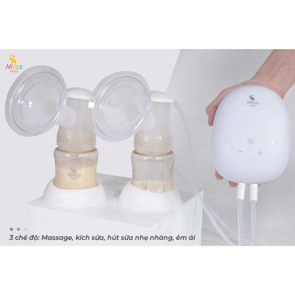 Máy hút sữa điện đôi MOAZ BEBE – MB029 tặng kèm túi đựng BaByC