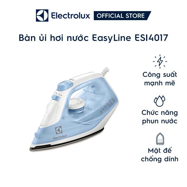 Bàn ủi hơi nước Electrolux ESI4017 (Xanh) - Hàng Chính Hãng