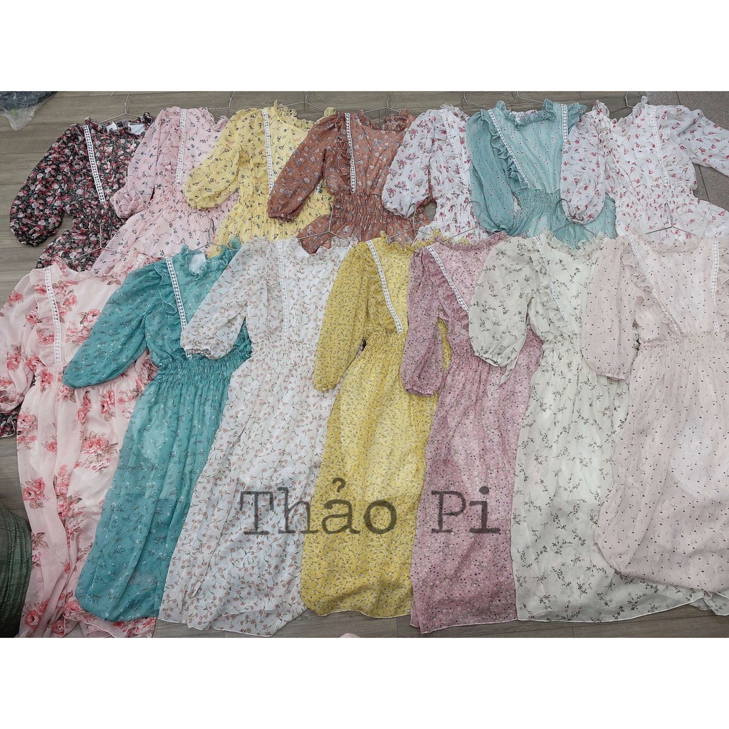 Đầm hoa viền ren siêu đẹp - video và hình thật | BigBuy360 - bigbuy360.vn