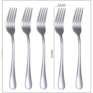 INOX 304 Set 5 Chiếc Nĩa (Dĩa) 4 Răng Xịn Sò, Nĩa Ăn Bít Tết, Mỳ Ý, Cơm Sườn...