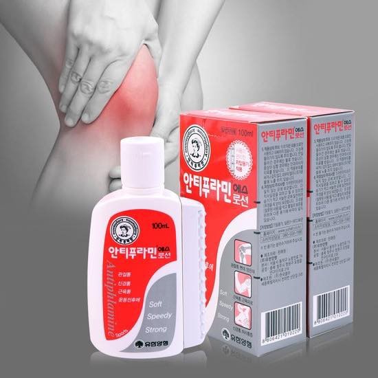 Dầu nóng xoa bóp Hàn Quốc Antiphlamine 100ml - dầu lăn massage