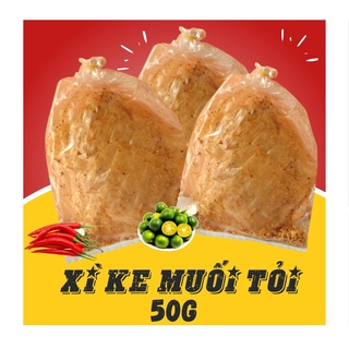 Bánh Tráng Muối Nhuyễn Xì Ke Phơi Sương Trộn Tỏi Xike Tây Ninh 50gr Ăn Vặt ANANFOODS XKTN50