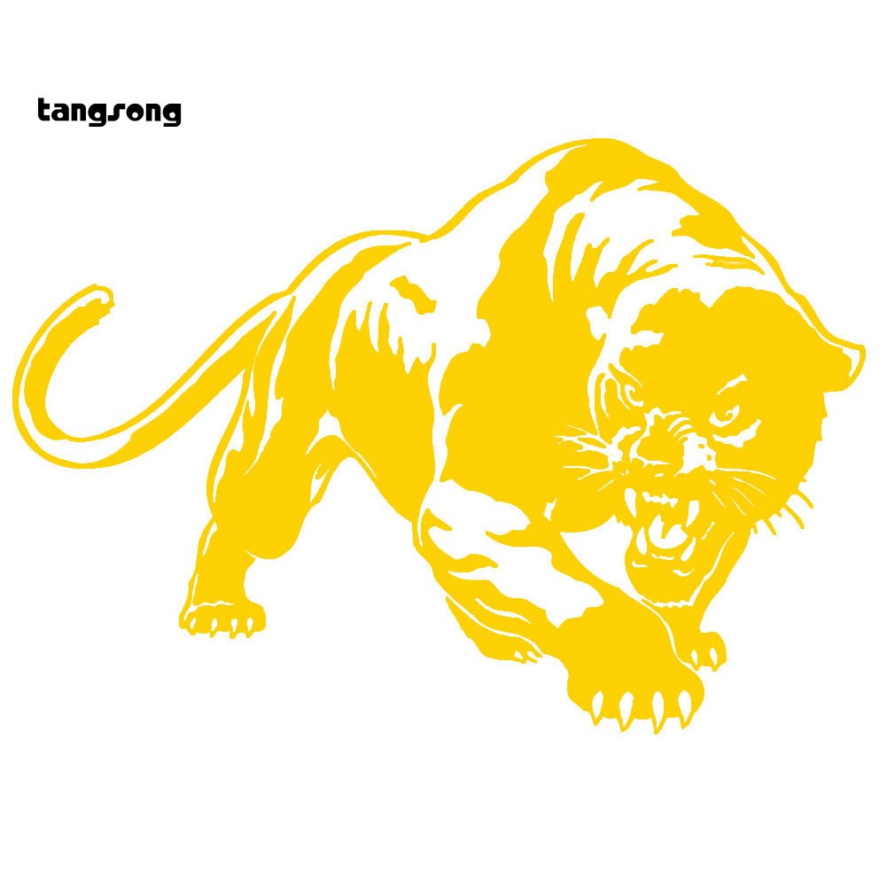 Nhãn dán trang trí xe hơi hình con báo sáng tạo