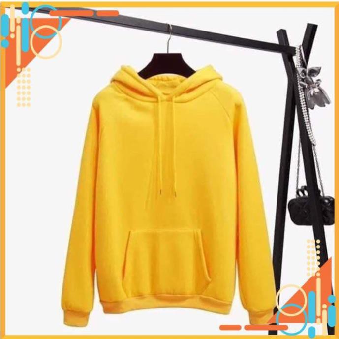[Lên đồ là Đẹp] ÁO HOODIE TRƠN NAM NỮ MÀU VÀNG CỰC HOT | BigBuy360 - bigbuy360.vn
