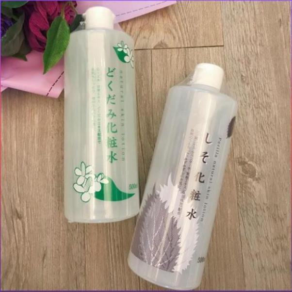 Nước hoa hồng diếp cá tía tô giảm mụn Dokudami 500ml Nhật Bản toner diếp cá | BigBuy360 - bigbuy360.vn