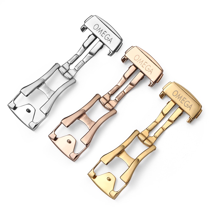 Khóa Gài Bằng Thép Không Gỉ 16Mm 18mm 20mm Cho Đồng Hồ Omega