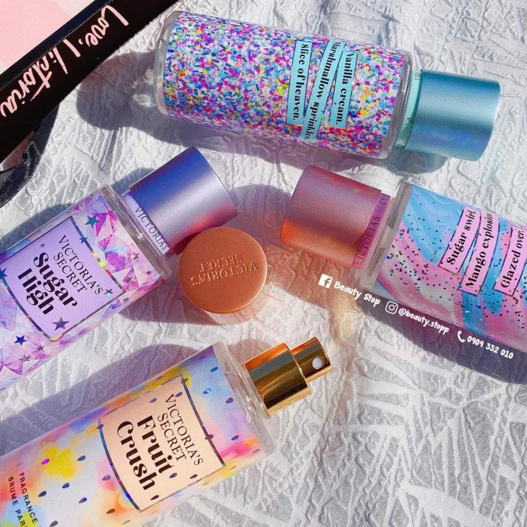 Set 4 Chai Xịt Thơm Body VICTORIA'S FLEUR Body Mist 125ml Hương Thơm Ngọt Ngào Quyến Dũ