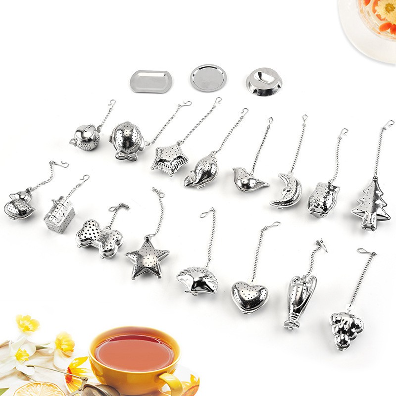 Dụng cụ lọc xác trà bằng thép không gỉ nhiều kiểu dáng độc đáo tùy chọn
