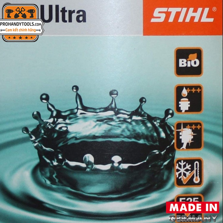 Nhớt Bôi Trơn Dùng Cho Máy Cưa Xích STIHL HP Ultra Dung Tích 1L 2 Nắp