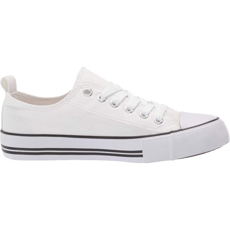 (Mua tại Mỹ)Giày Sneakers Low Top Cap Tennis Canvas Women