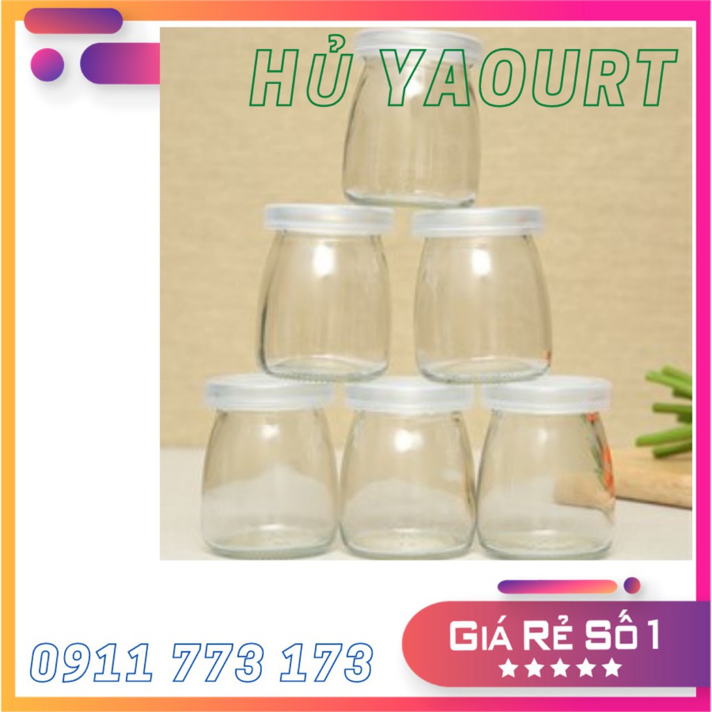 HỦ THỦY TINH LÀM YAOURT 10 HỦ