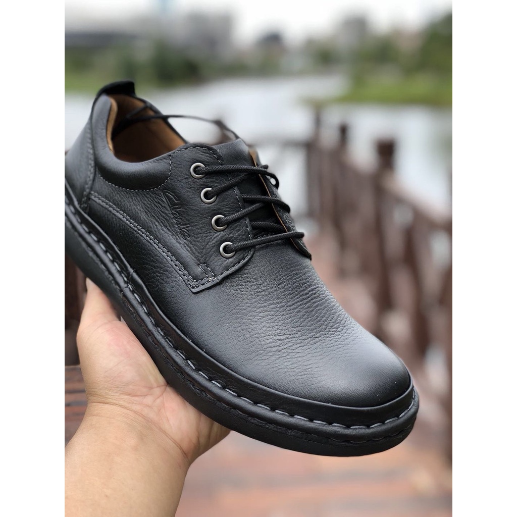 Giày thể thao Clarks CK89595 siêu nhẹ chất liệu da