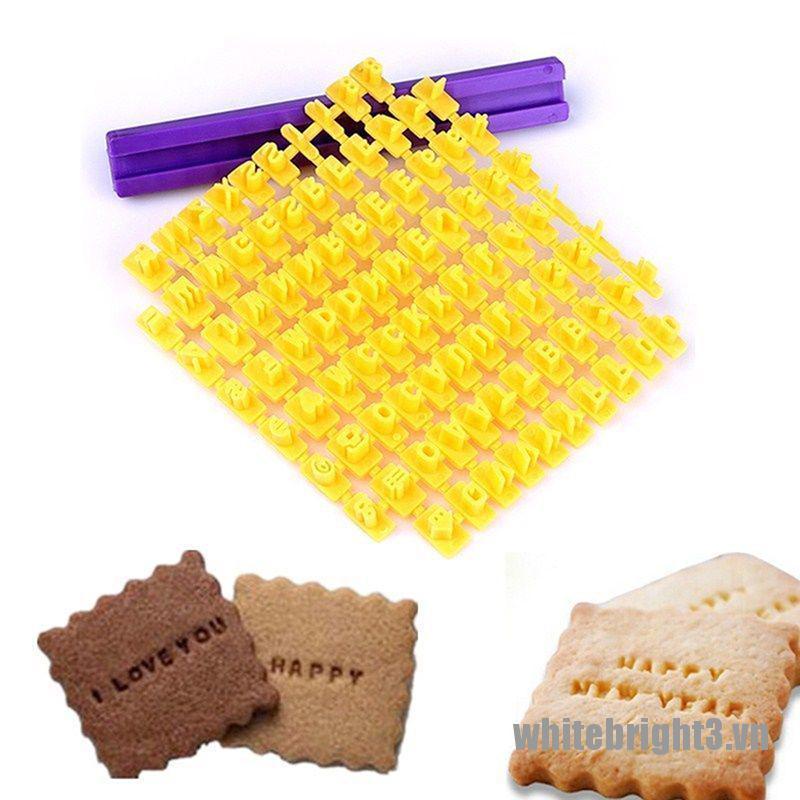 Khuôn Cắt Bánh Quy / Kẹo Đường Hình Chữ Cái Và Số