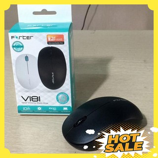🔥 BH 1Năm🔥 Chuột không dây Forter V181 + Tặng pin tcbest /chuột không dây/ chuot khong day/ chuot laptop/ chuột laptop