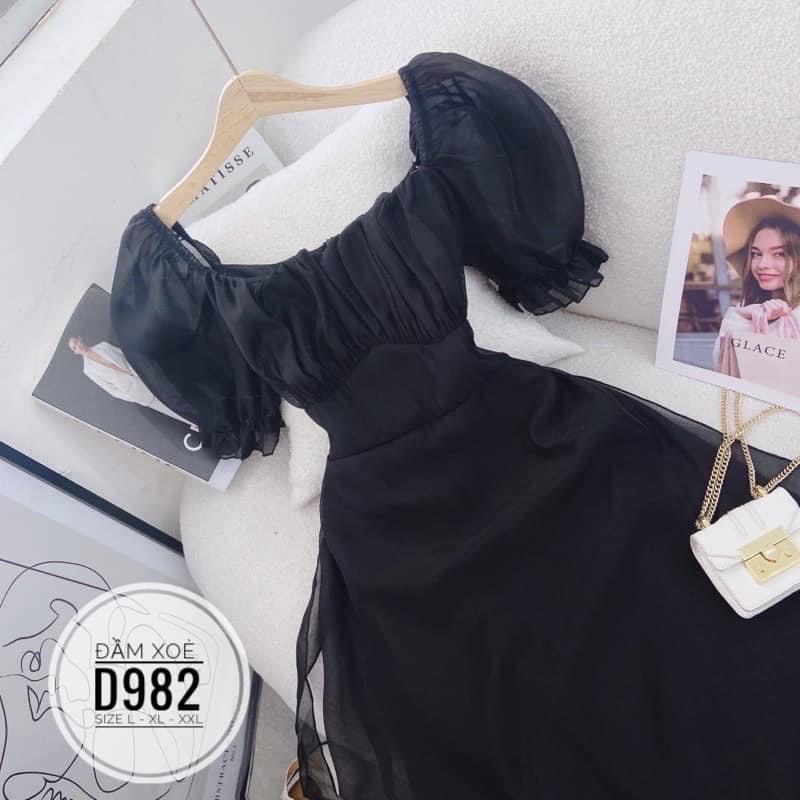 SIÊU PHẨM  BIGSIZE MINSTORE.VN Đầm xoè D982 chất voan
