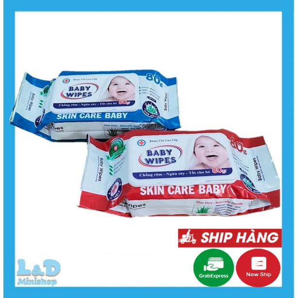 Khăn Giấy Ướt Baby Wipes  80gr