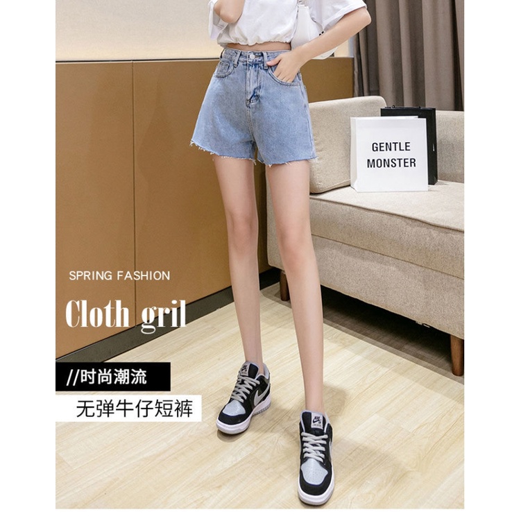 NRVP Quần Short Jeans Lưng Thun Plus Size