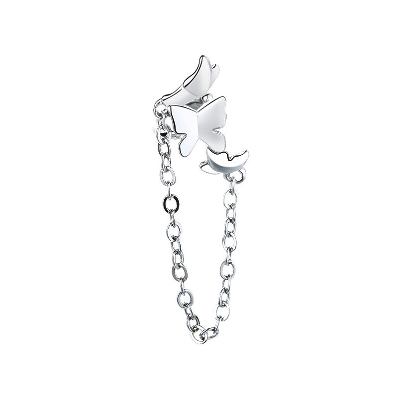 (0128) Kẹp Vành Tai Không Cần Bấm Lỗ Chuỗi 🦋 Dây Hàn Quốc