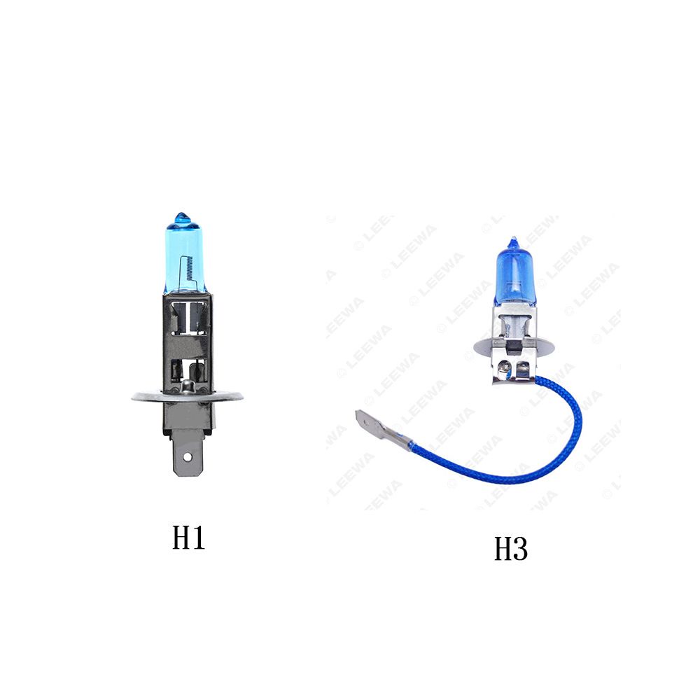 Bóng đèn pha led xenon 6000k h1 h3 100w siêu sáng cho xe hơi