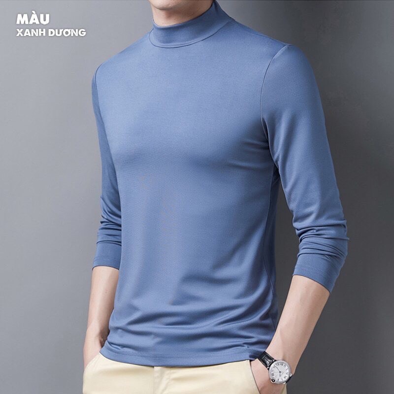 (Hàng đẹp)Áo giữ nhiệt nam𝐅𝐑𝐄𝐄 𝐒𝐇𝐈𝐏áo thun nam nữ dài tay cổ tròn mùa đông giữ ấm chất vài cottonco dãn  lông unisex