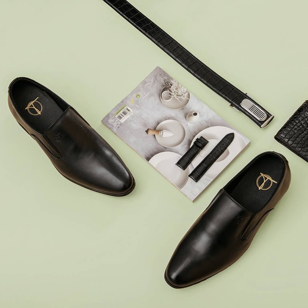 Giày lười nam da bò THẬT đế CAO SU chắc chắn thương hiệu Tâm Anh mã GNTA5501-D