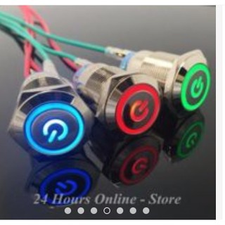 Công Tắc led xe máy  trang trí  có full thường đóng và thường mở