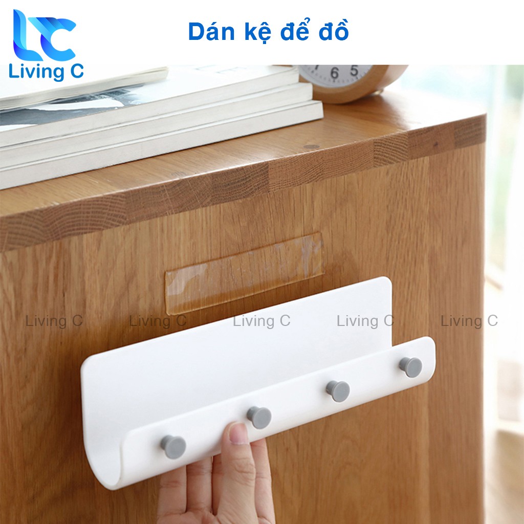 Cuộn băng keo 2 mặt acrylic trong suốt Living C , băng keo dán tranh gán gương treo tường siêu dính _CBK