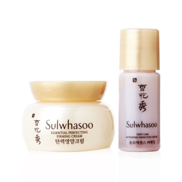 [Date 2024] Bộ Dưỡng Sulwashoo Nâng Cơ, Giảm Nhăn, Chống Lão Hóa Da - Mini Sulwhasoo Perfecting Renewing Kit (2 Items)