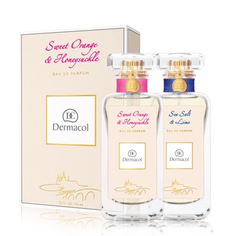 [Mã FMCGM100 - 10% đơn 500K] Nước Hoa Cho Nữ Hương Thơm Mộc Mạc Thanh Mát Dermacol Fresh Peony &amp; Ylang Ylang Edp 50ml