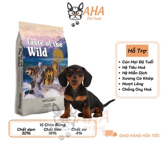 Thức Ăn Cho Chó Lạp Xưởng, Taste Of The Wild Bao 2kg - Thức Ăn Cho Chó, Vị Thịt Chim Rừng, Trái Cây Rau Củ Quả