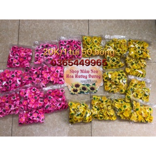 Hoa đào mai giả (túi 50 bông)