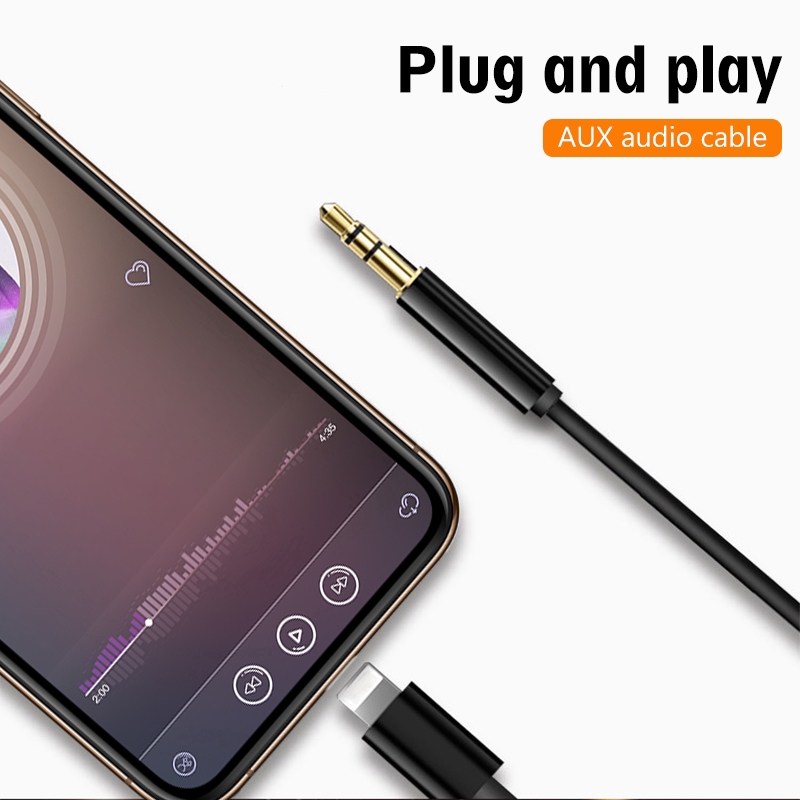 Dây cáp chuyển đổi đầu Lighting sang jack tai nghe 3.5mm dành cho iPhone 7 8 6S 6Plus XS Max XR