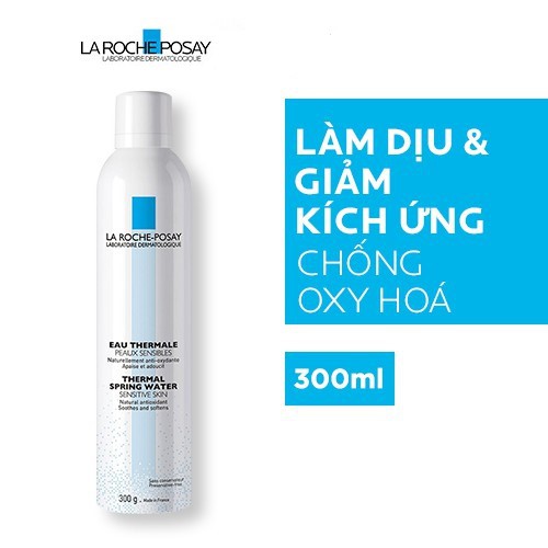 Nước Xịt Khoáng La Roche - Posay Cho Da Mặt Giúp Làm Dịu - Giảm Kích Ứng & Chống Oxi Hoá 150ml - 300ml