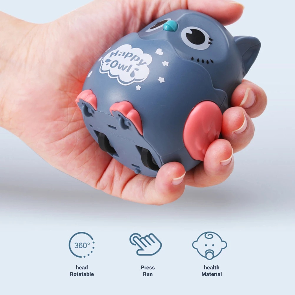 Xe hơi đồ chơi bằng nhựa hình chim cú vui nhộn cho bé